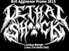 LETHAL SHÖCK Evil Aggressor Promo 2015 album cover