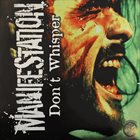 MANIFESTATION Don't Whisper / Schwarzes Blut album cover