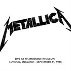 METALLICA (LIVEMETALLICA.COM) 1986/09/21 Hammersmith Odeon, London, UK album cover
