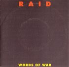 RAID (TN) Words Of War album cover