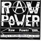 RAW POWER Studio + Live album cover