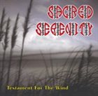 SACRED SERENITY Testament For The Wind album cover