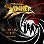 SINNER In the Line of Fire album cover