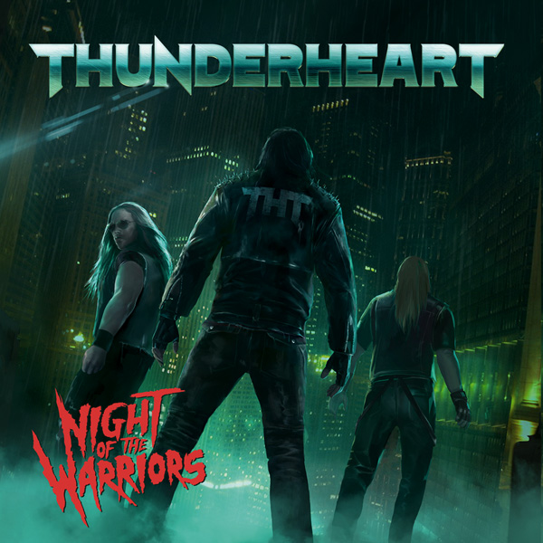 THUNDERHEART - Night of the Warriors cover 