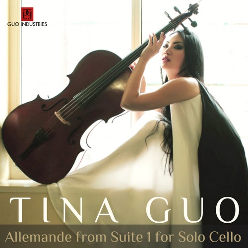 TINA GUO - Bach's Allemande from Cello Suite No. 1 in G Major cover 
