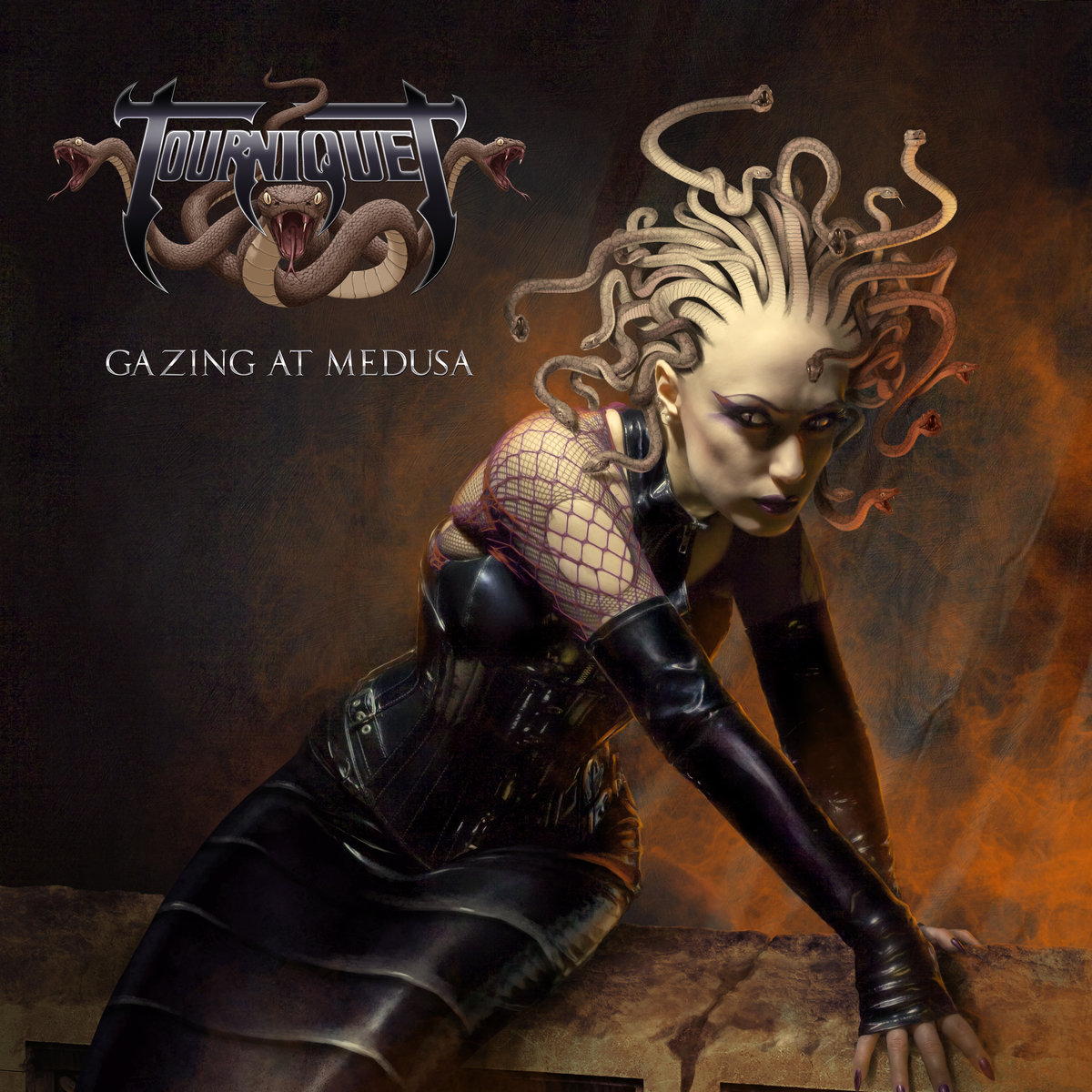 TOURNIQUET - Gazing at Medusa cover 