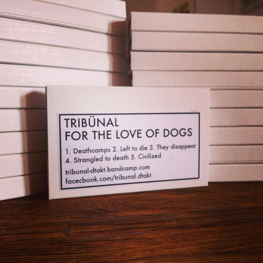 TRIBÜNAL - For The Love Of Dogs cover 