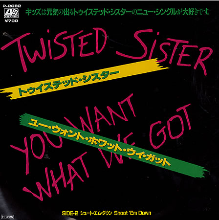 TWISTED SISTER - You Want What We Got cover 