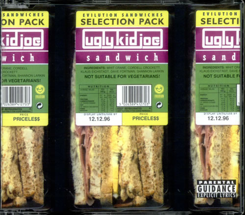 UGLY KID JOE - Sandwich cover 