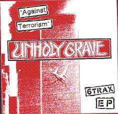 UNHOLY GRAVE - Against Terrorism cover 