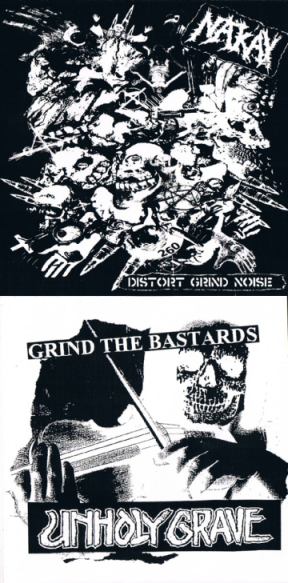 UNHOLY GRAVE - Grind the Bastards / Distort Grind Noise cover 