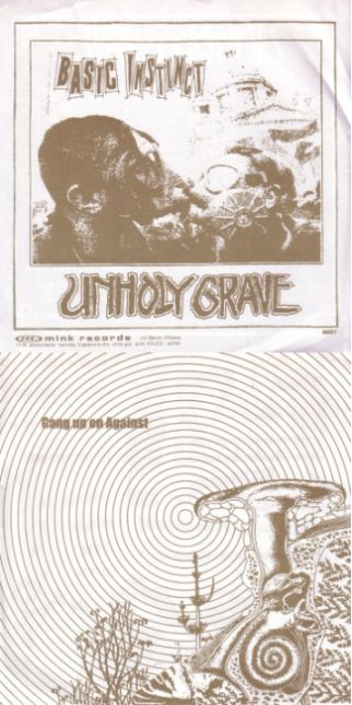 UNHOLY GRAVE - Unholy Grave / Gang On Up Against cover 