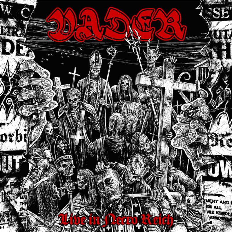 VADER - Live In Necro Reich cover 