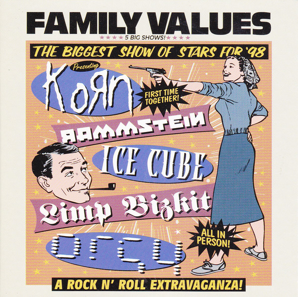 VARIOUS ARTISTS (GENERAL) - Family Values Tour '98 cover 