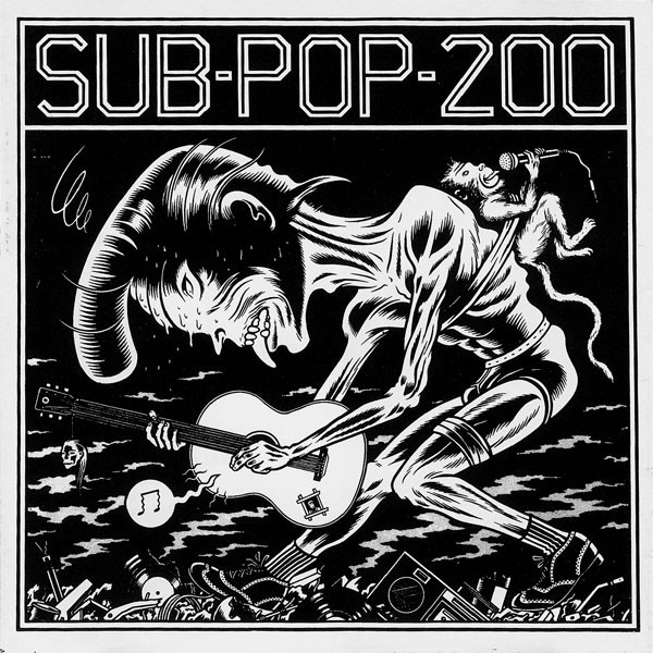 VARIOUS ARTISTS (GENERAL) - Sub-Pop-200 cover 