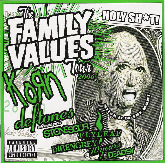 VARIOUS ARTISTS (GENERAL) - The Family Values Tour 2006 cover 