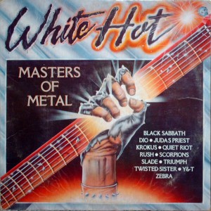 VARIOUS ARTISTS (GENERAL) - White Hot Masters Of Metal cover 