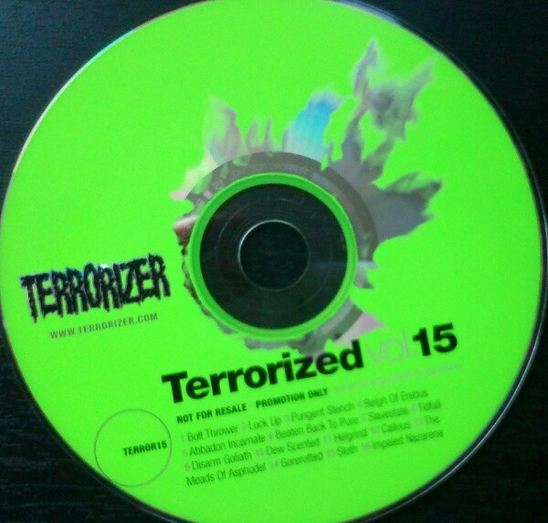 VARIOUS ARTISTS (LABEL SAMPLES AND FREEBIES) - Terrorized Vol. 15 cover 