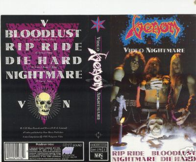 VENOM - Video Nightmare cover 