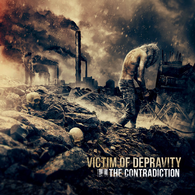 VICTIM OF DEPRAVITY - The Contradiction cover 