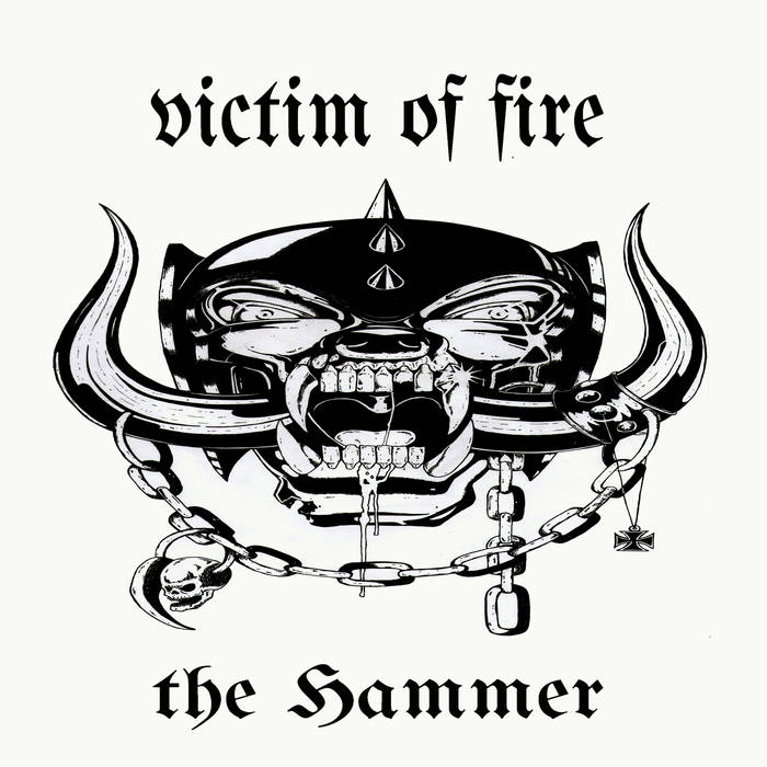 VICTIM OF FIRE - The Hammer cover 