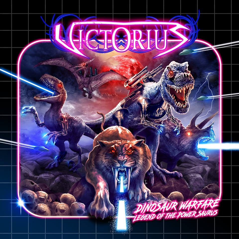 VICTORIUS - Dinosaur Warfare - Legend of the Power Saurus cover 