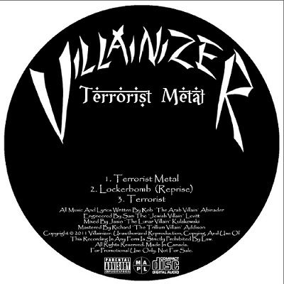 VILLAINIZER - Terrorist Metal cover 