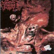 VISCERAL DAMAGE - The feast of flesh cover 
