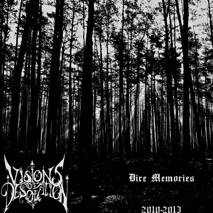 VISIONS OF DESOLATION - Dire Memories 2010​-​2013 cover 