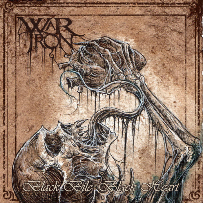 WAR IRON - Black Bile Black Heart cover 