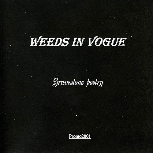 WEEDS IN VOGUE - Gravestone Poetry cover 