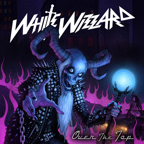 WHITE WIZZARD - Over The Top cover 