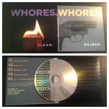 WHORES. - Ruiner. Clean. cover 