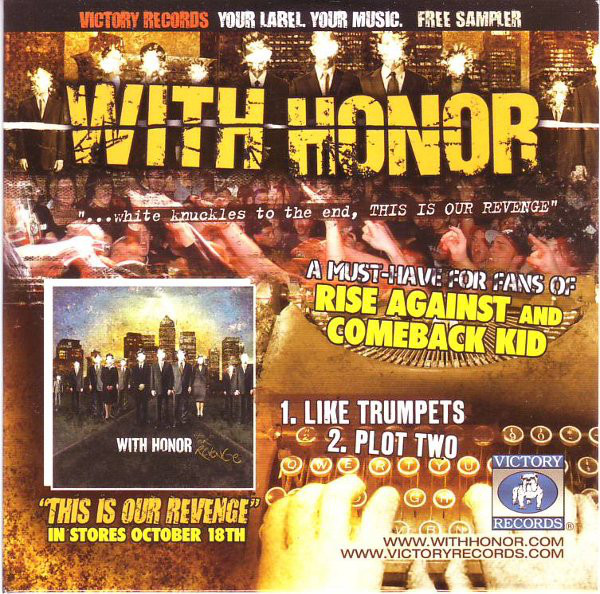 WITH HONOR - With Honor. Victory Records Your Label. Your Music. Free Sampler cover 