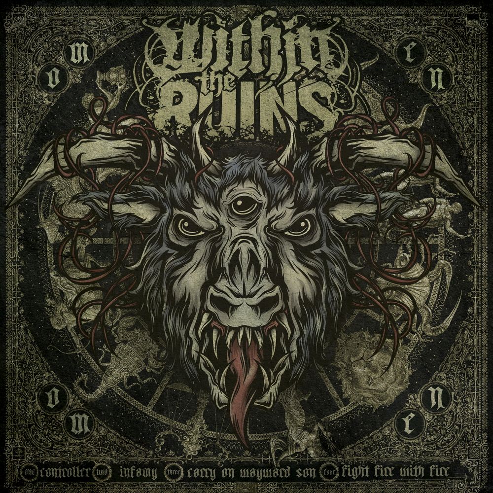 WITHIN THE RUINS - Omen cover 