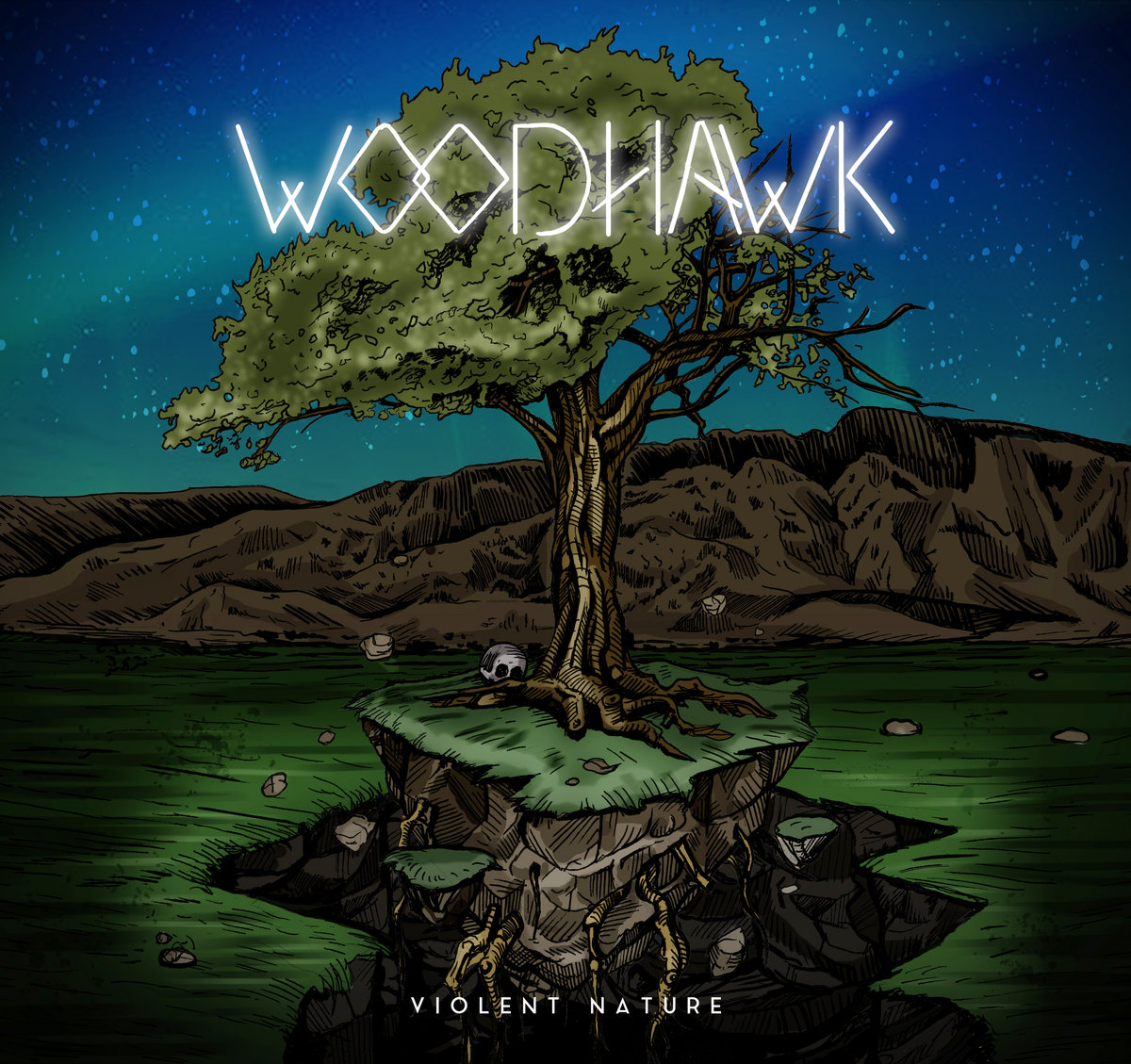 WOODHAWK - Violent Nature cover 