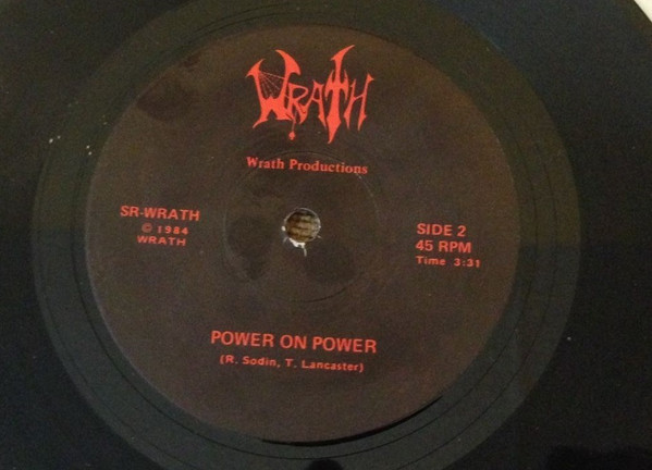 WRATH (CA-1) - Love Cage / Power On Power cover 