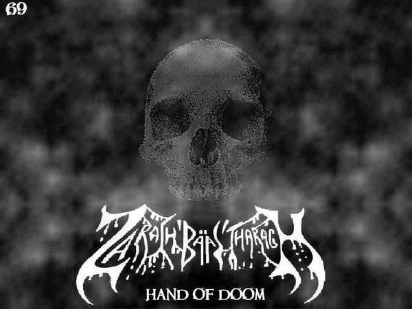 ZARACH 'BAAL' THARAGH - Demo 69 - Hand of Doom cover 