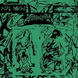 ZARACH 'BAAL' THARAGH - Scum Noise / Zarach 'Baal' Tharagh / Mhnunrrn cover 