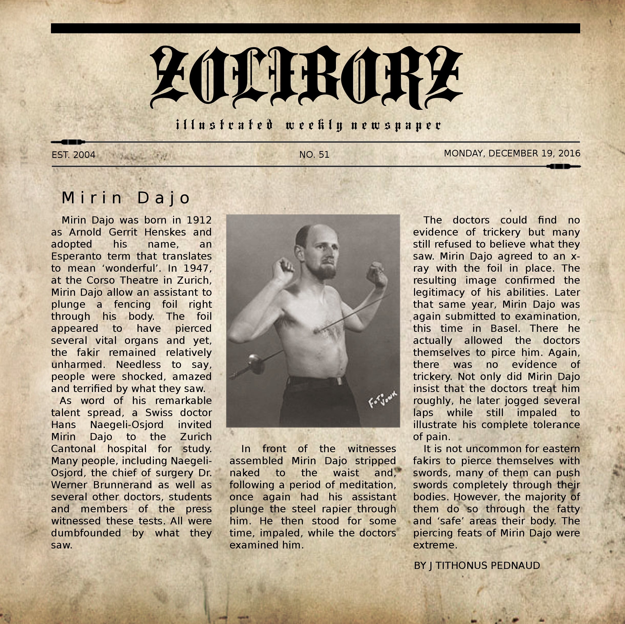 ZOLIBORZ - Mirin Dajo cover 