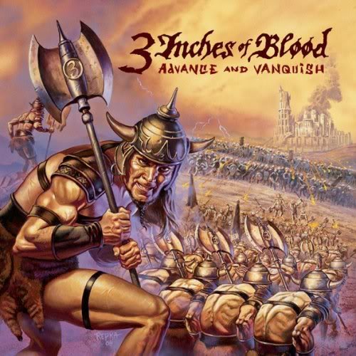 3 INCHES OF BLOOD - Advance and Vanquish cover 