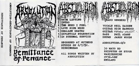 ABSOLUTION - Remittance of Penance... cover 