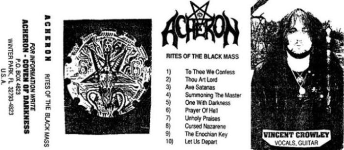 ACHERON - Rites of the Black Mass cover 