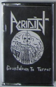 ACRIDITY - Countdown to Terror cover 