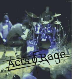 ACTS OF RAGE - Satisfied By Blood cover 