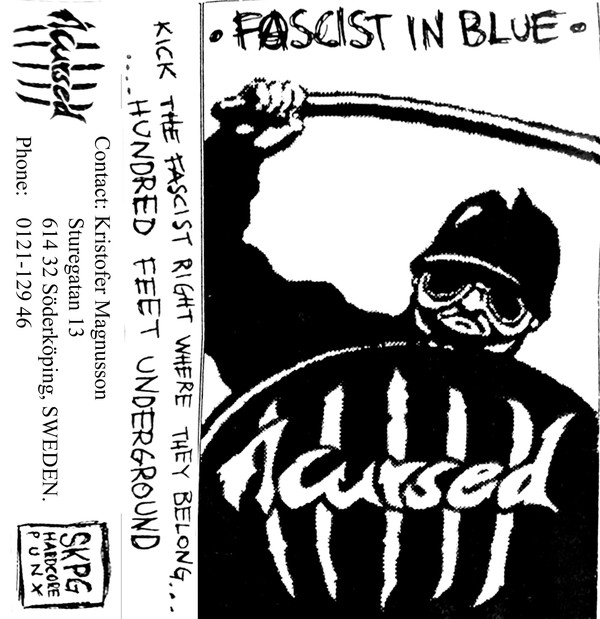 ACURSED - Fascist In Blue cover 