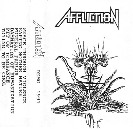 AFFLICTION - Demo 1991 cover 