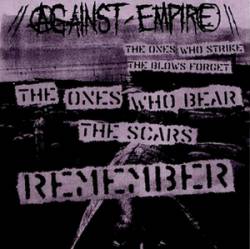 AGAINST EMPIRE - The Ones Who Strike The Blows Forget...The Ones Who Bear The Scars Remember cover 