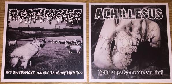 AGATHOCLES - Hey Government You Are Being Watched Too / Your Days Come to an End cover 