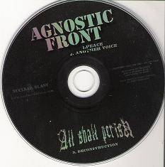 AGNOSTIC FRONT - Agnostic Front / All Shall Perish cover 
